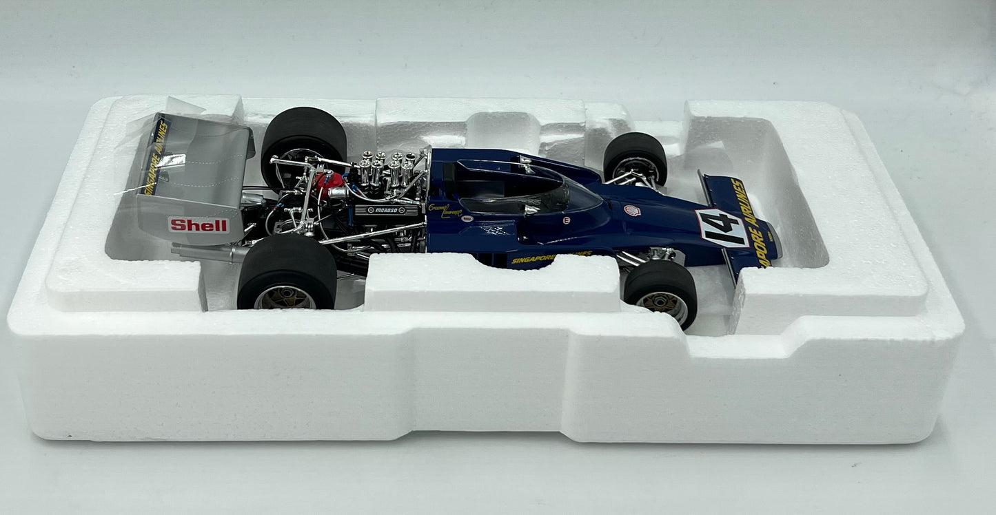 1:18 Lola T322 1974 Tasman Series Adelaide Round 8 3rd Place Graeme Lawrence #14 Classic Carlectables