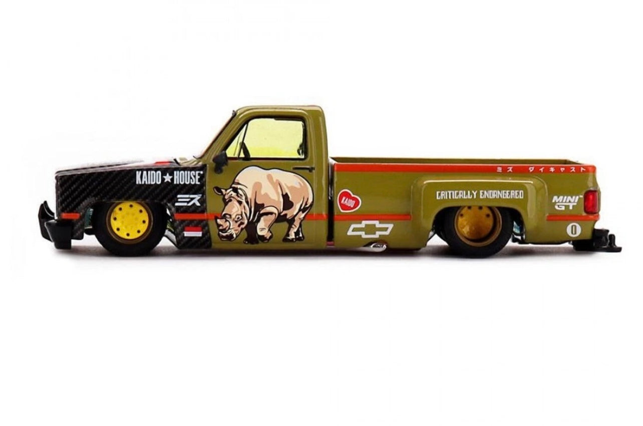 1:64 Chevrolet Silverado Dually Sumatran Rhino Kaido Mizu #153 Kaido House