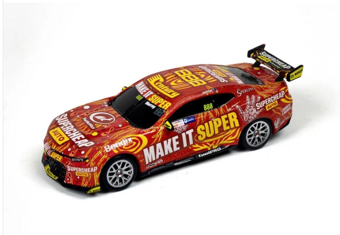 1:64 Cooper Murray #888 2024 Darwin Triple Crown Wildcard Livery SuperCheap Auto Racing Chevrolet Camaro Biante