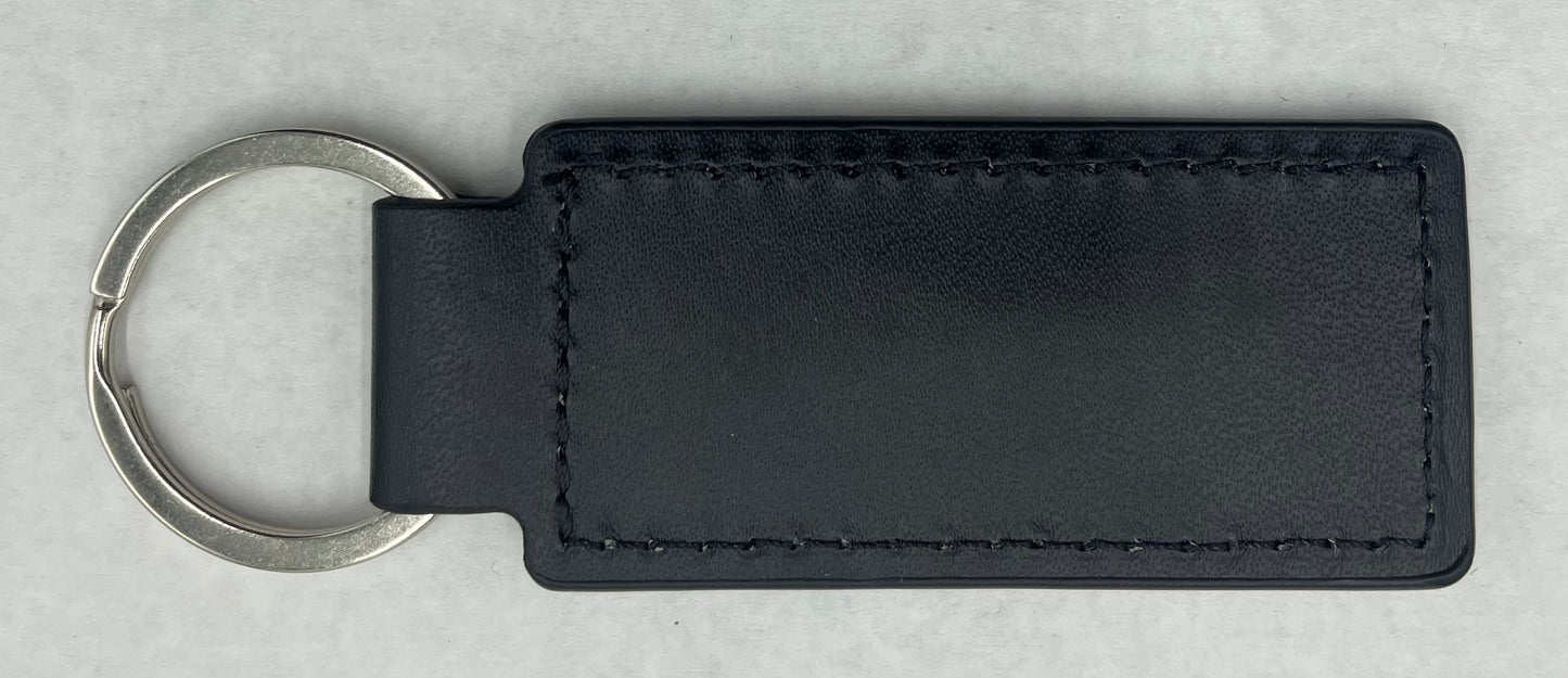 HD-HR Holden Script Leather Key Ring