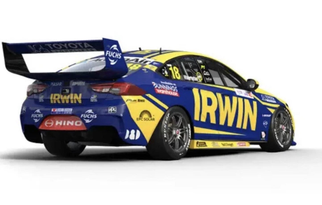 1:43 Mark Winterbottom #18 2020 Darwin Irwin Racing Holden ZB Commodore Biante