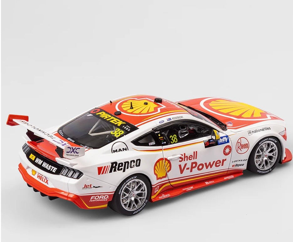 1:18 Shell V-Power Racing Team #38 Brodie Kostecki 2025 Supercars Championship Season Ford Mustang GT Authentic Collectables