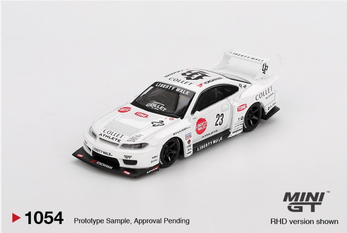1:64 Nissan LB-Super Silhouette S15 Silvia LBWK Athlete Mini GT 1054