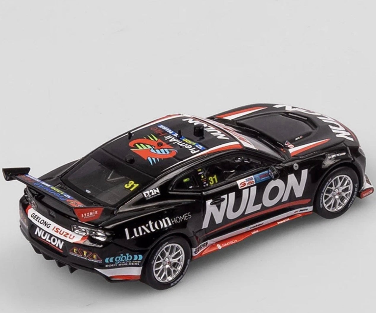 1:43 Nulon Racing Chevrolet Camaro ZL1 #31 James Golding 2023 Repco Supercars Championship Season Authentic Collectables
