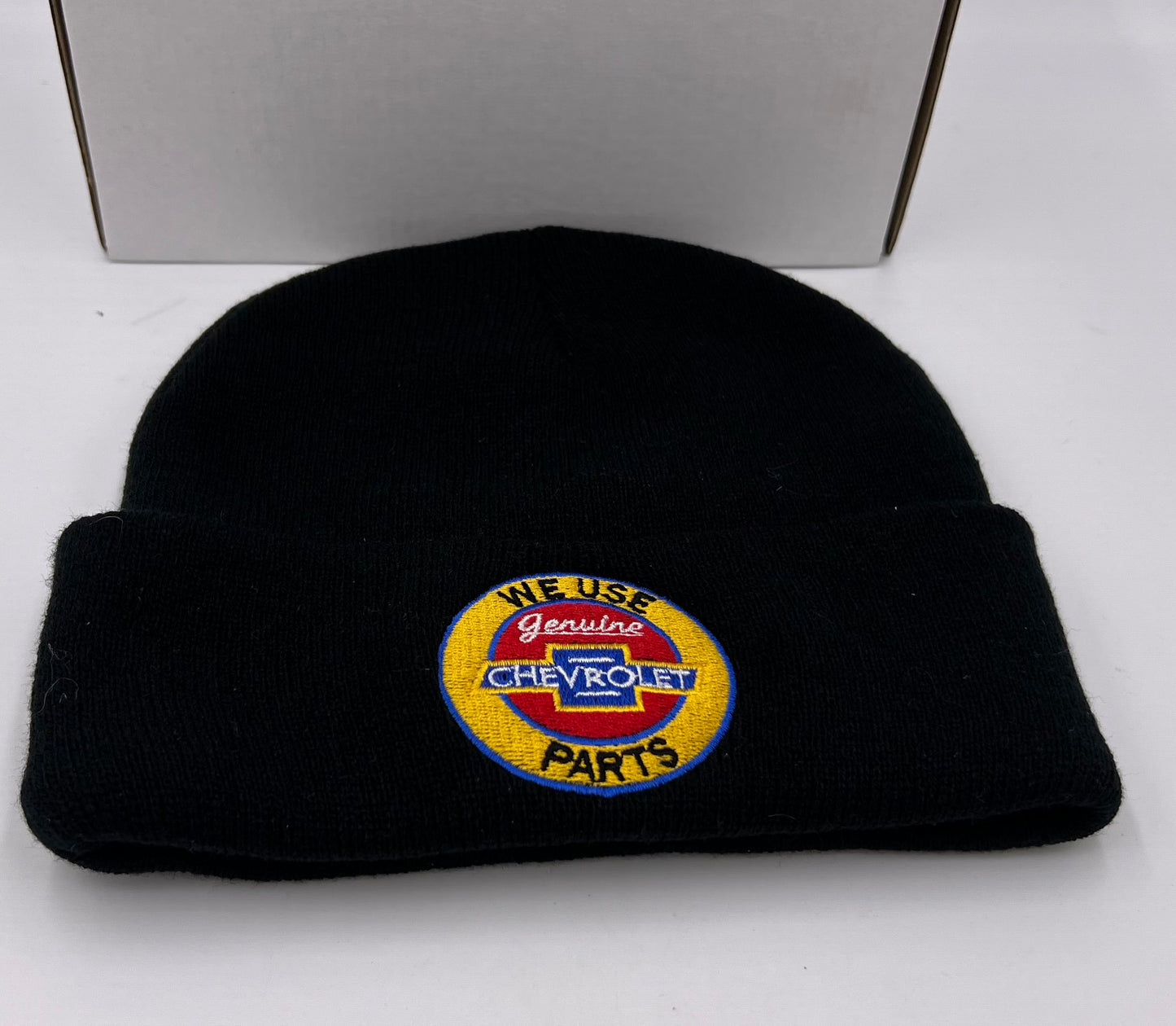 We use genuine Chevrolet parts Embroidered Beanie Chevrolet
