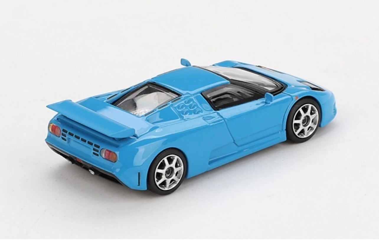 1:64 Bugatti EB110 Super Sport Blu Bugatti Mini GT 890