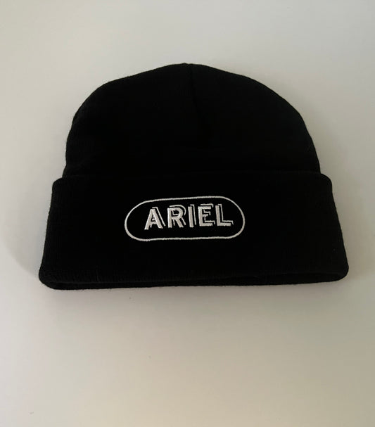 Ariel Motorcycle Embroidered Beanie