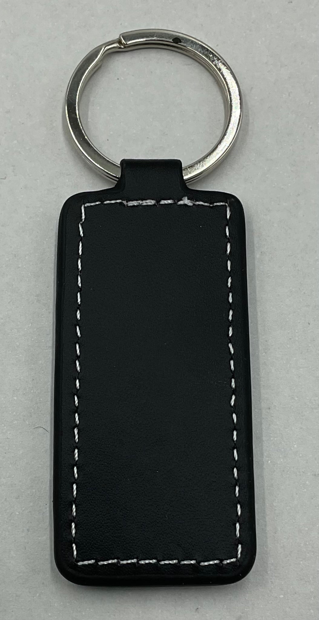 Monaro Script Leather Key Ring