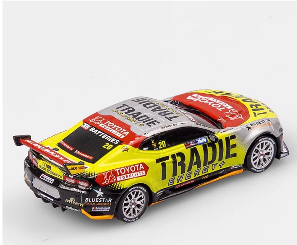 1:64 Tradie Energy Racing #20 David Reynolds 2025 Repco Supercars Championship Season Chevrolet Camaro ZL1 Exclusive Edition Authentic Collectables