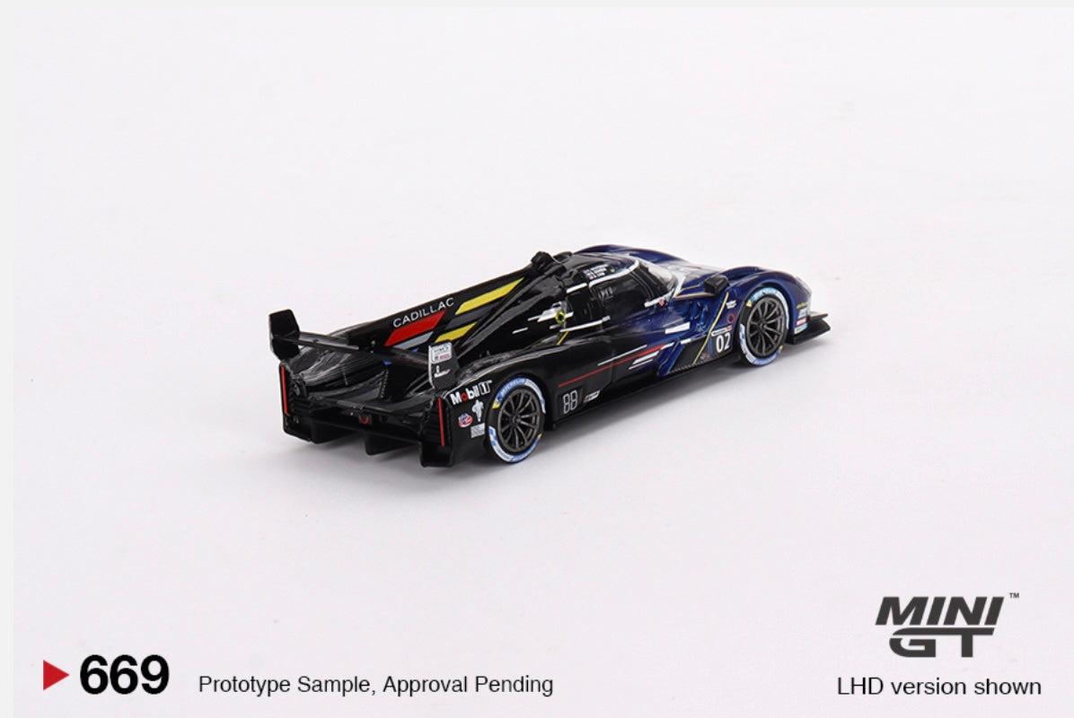 1:64 Cadillac V-Series R #02 2023 IMSA Daytona 24 Hrs Cadillac Racing Mini GT 669