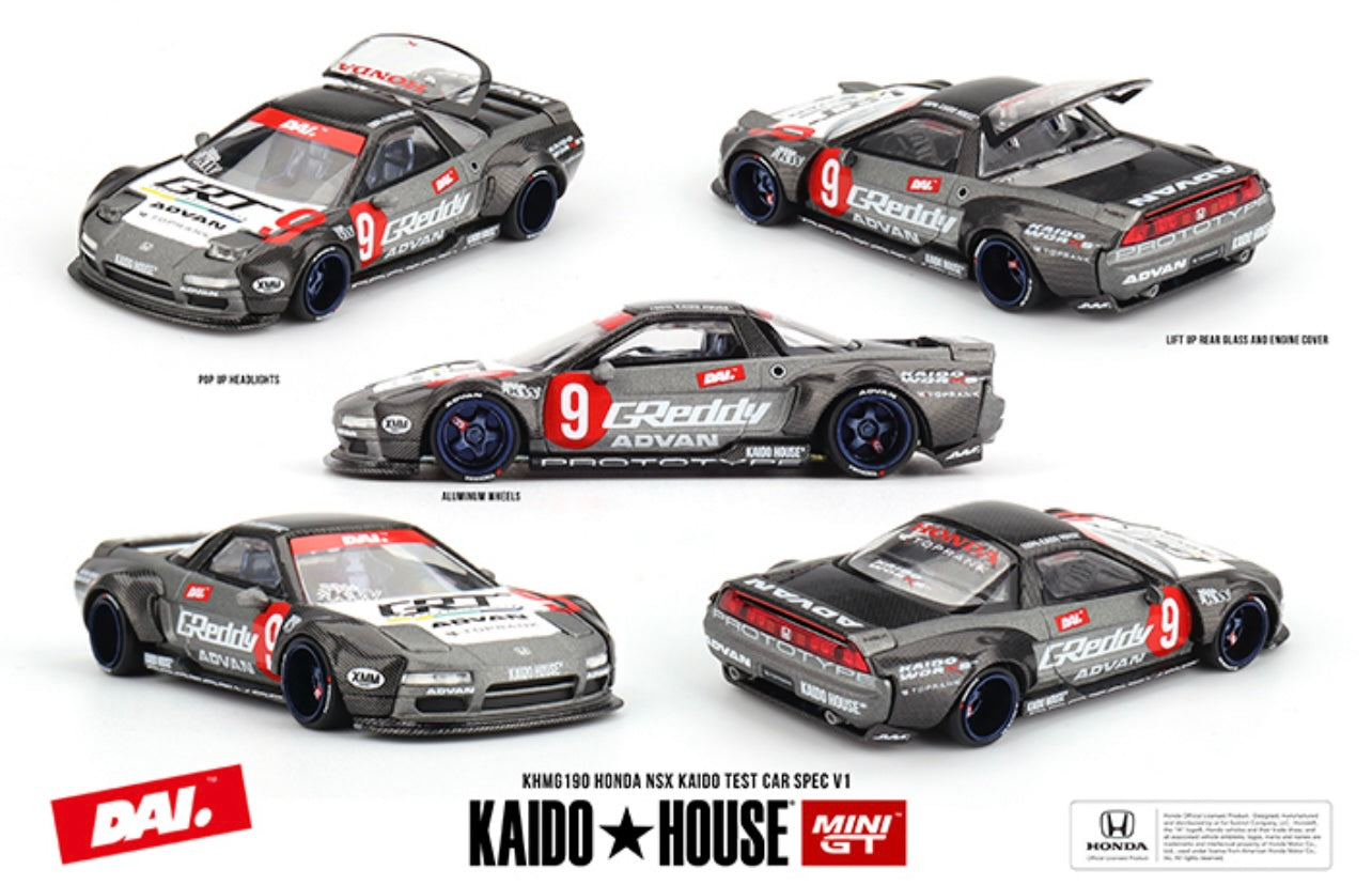 1:64 Honda NSX Kaido Test Car Spec V1 #190 Kaido House Pre-Order