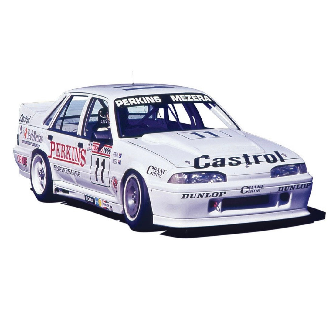 1:18 Holden VL Commodore Group A SV 1990 Bathurst 3rd Place Perkins Mezera #11 Classic Carlectables Pre-Order