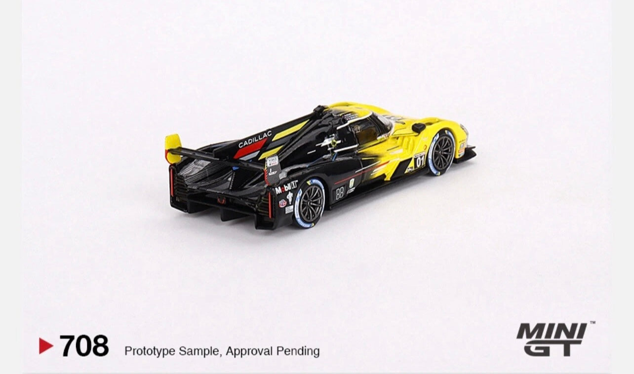 1:64 Cadillac V-Series R #01 2023 IMSA Daytona 24 Hrs 3rd Place Cadillac Racing Mini GT 708