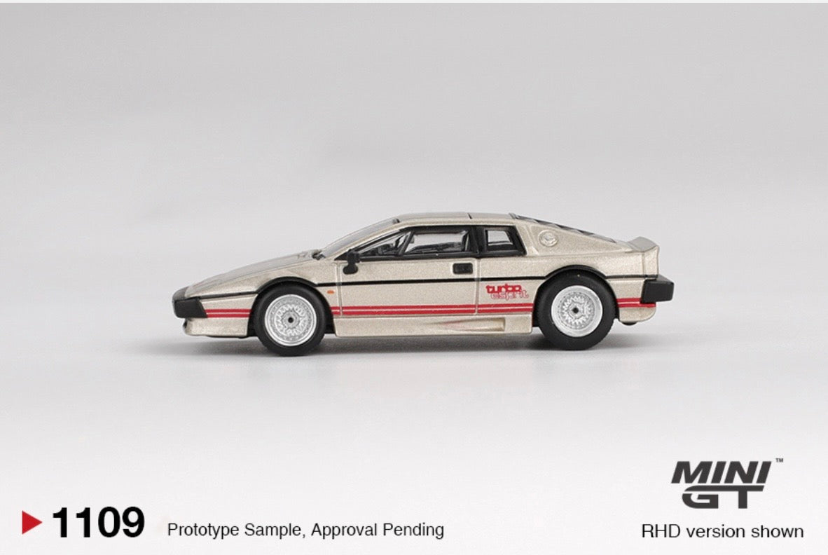 1:64 Lotus Esprit Turbo Metallic Silver Mini GT 1109