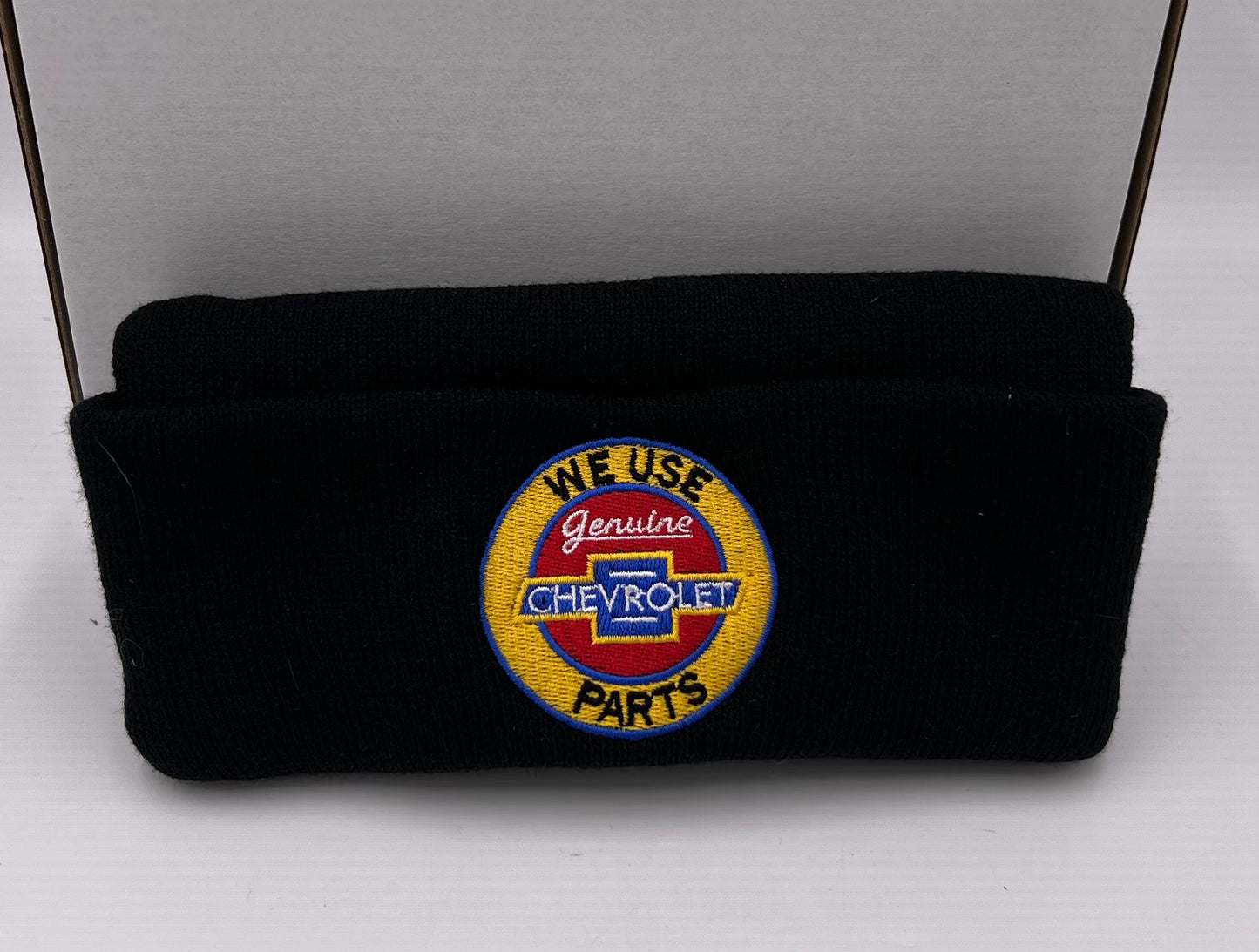 We use genuine Chevrolet parts Embroidered Beanie Chevrolet