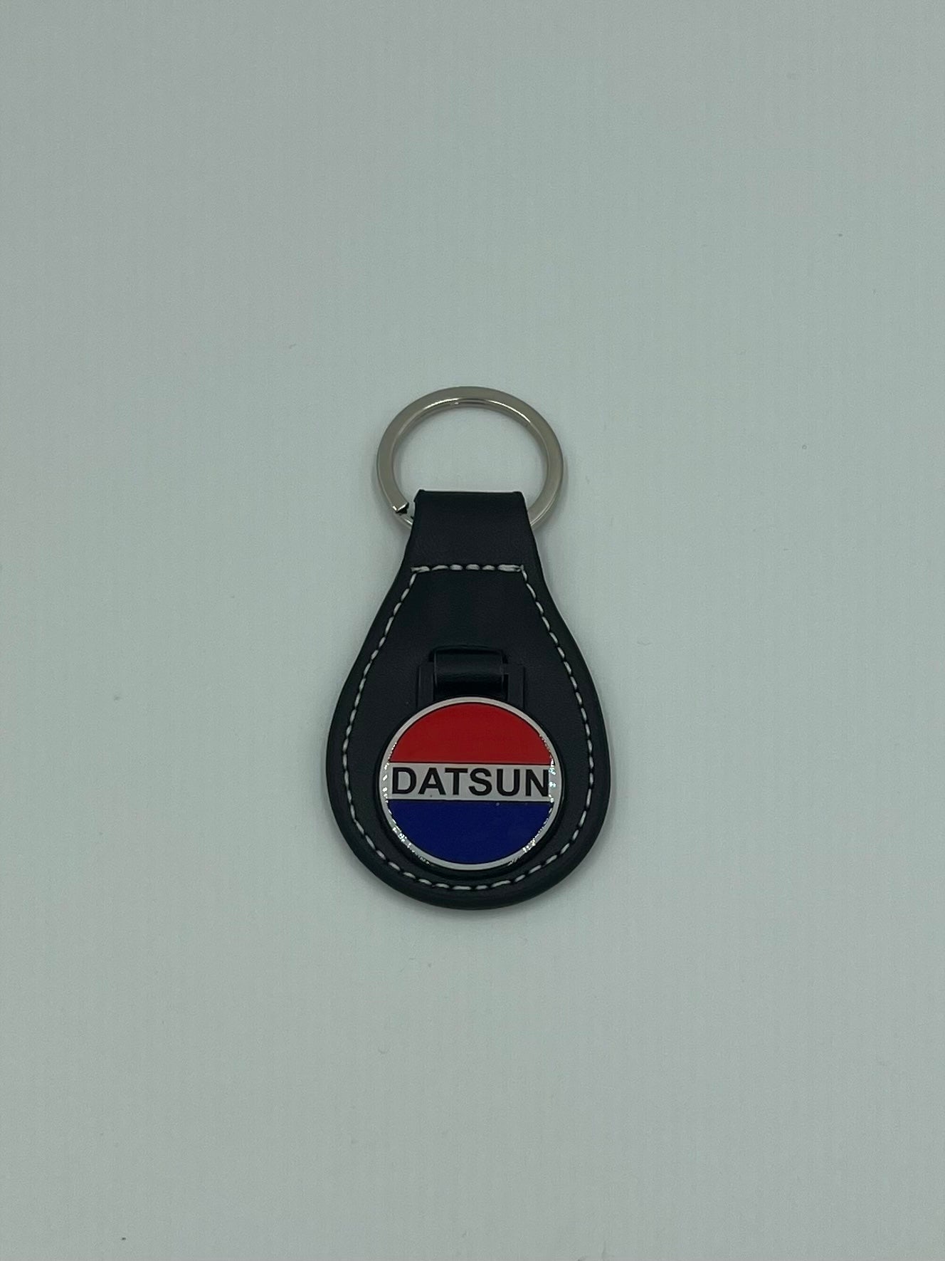 Datsun Round Leather Key Ring