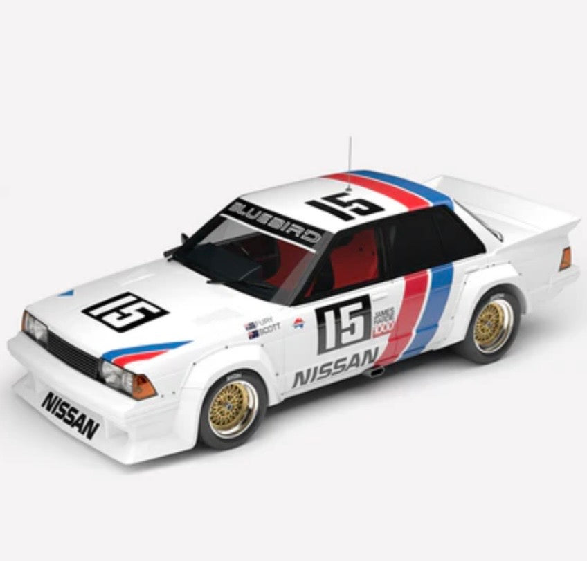1:43 Nissan Sport Fury/ Scott #15 Nissan Bluebird Turbo Group C 1984 James Hardie 1000 Pole Position Authentic Collectables Pre-Order