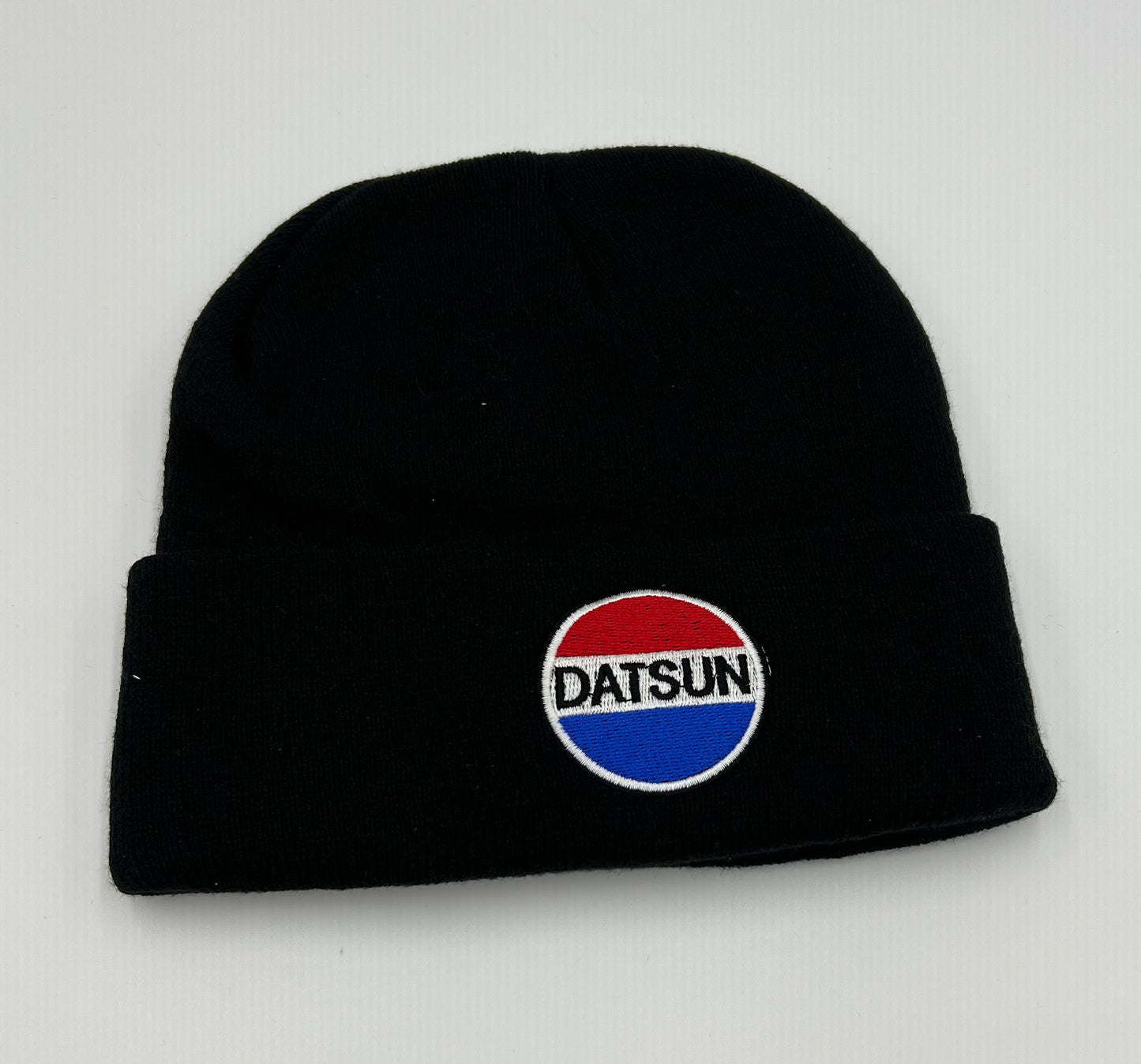 Datsun Round Embroidered Beanie