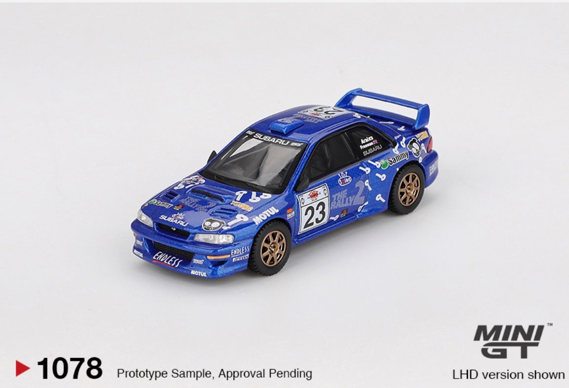 1:64 Subaru Impreza WRC99 #23 2000 Acropolis Rally Mini GT 1078