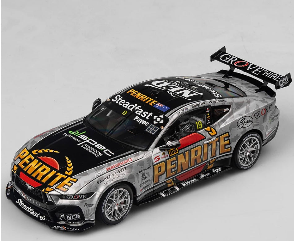 1:18 Ford Mustang GT #19 Matthew Payne 2024 ITM Taupo Super 400 Native Livery Authentic Collectables