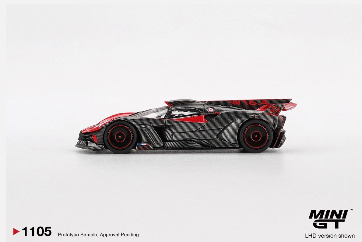 1:64 Bugatti Bolide Red Mini GT 1105