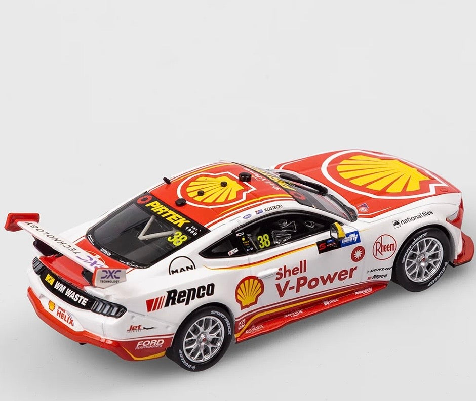 1:43 Shell V-Power Racing Team #38 Brodie Kostecki 2025 Supercars Championship Season Ford Mustang GT Authentic Collectables