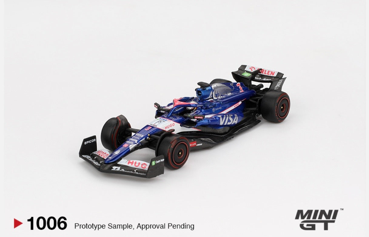 1:64 RB VCARB 01 #3 Daniel Riccardo 2024 F1 2024 Bahrain GP Mini GT 1006