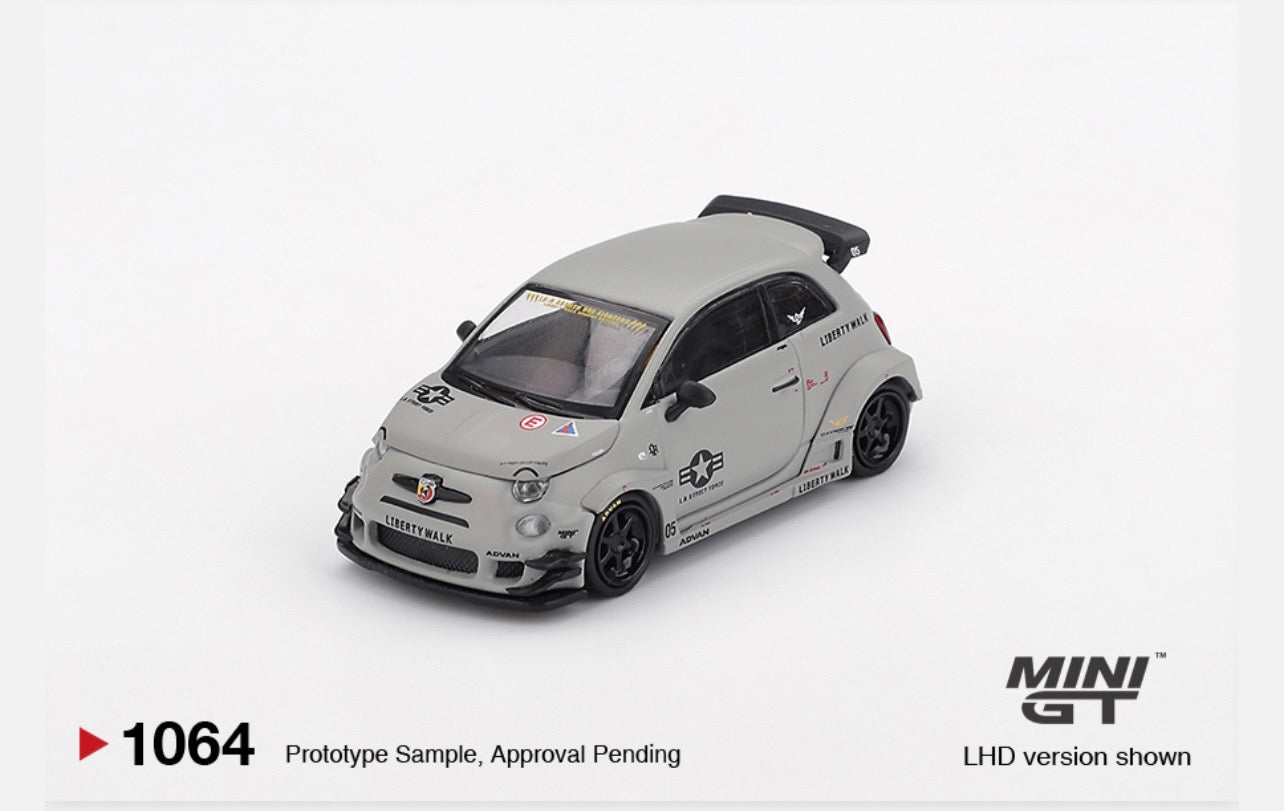 1:64 LB-Works x Abas Works Abarth 595 Fighters Mini GT 1064