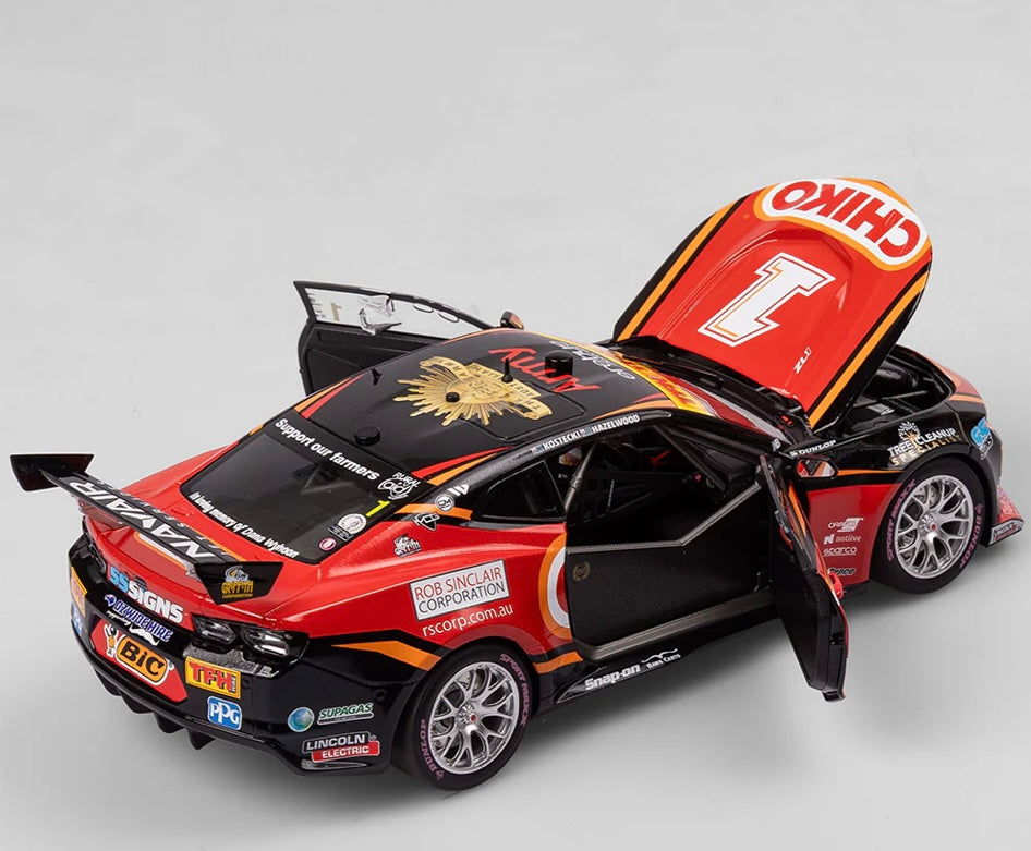 1:18 2024 Bathurst Winner Kostecki Hazelwood #1 Chevrolet Camaro ZL1 Erebus Motorsport Authentic Collectables