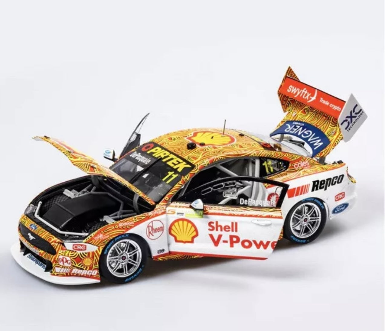 1:18 Ford Mustang GT #11 Anton DePasquale Shell V- Power 2022 Darwin Triple Crown Authentic Collectables