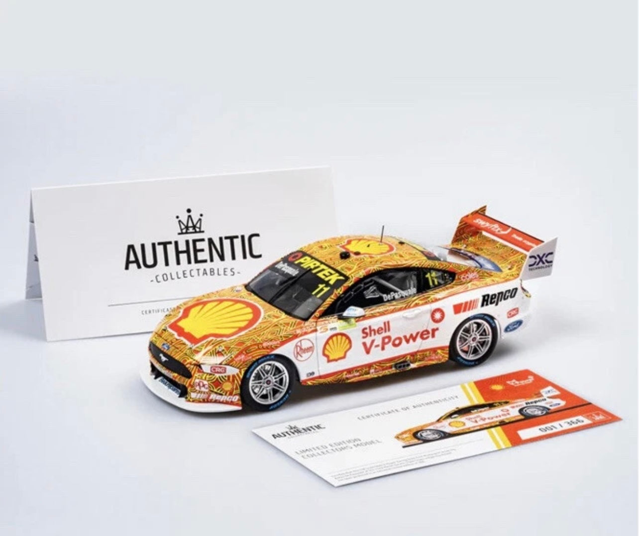 1:18 Ford Mustang GT #11 Anton DePasquale Shell V- Power 2022 Darwin Triple Crown Authentic Collectables