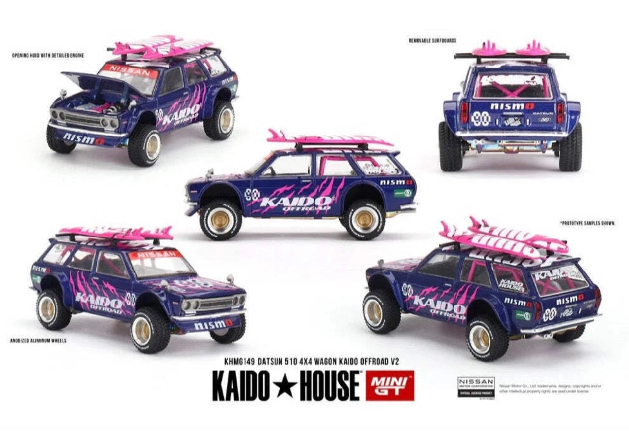 1:64 Datsun 510 Wagon 4x4 Kaido Off Road V2 #149 Kaido House
