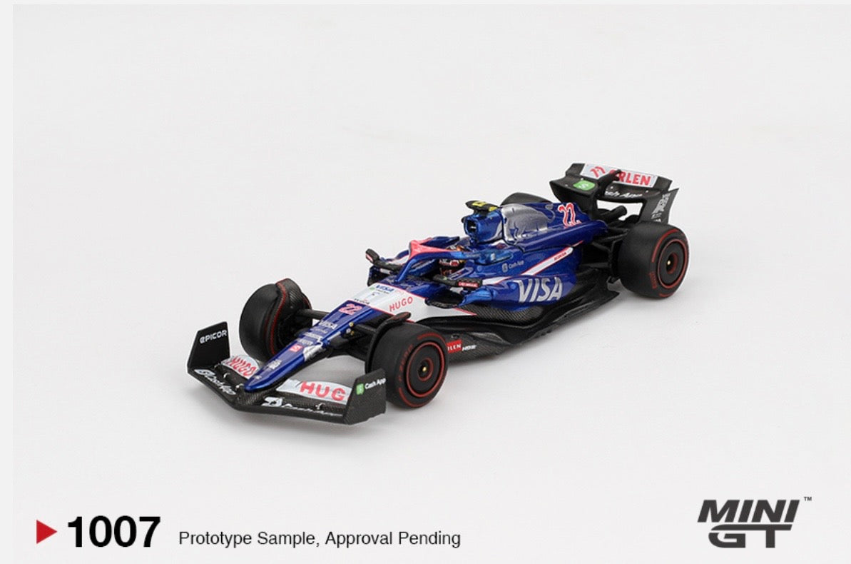 1:64 RB VCARB 01 #22 Yuki Tsunoda 2024 F1 2024 Bahrain GP Mini GT 1007