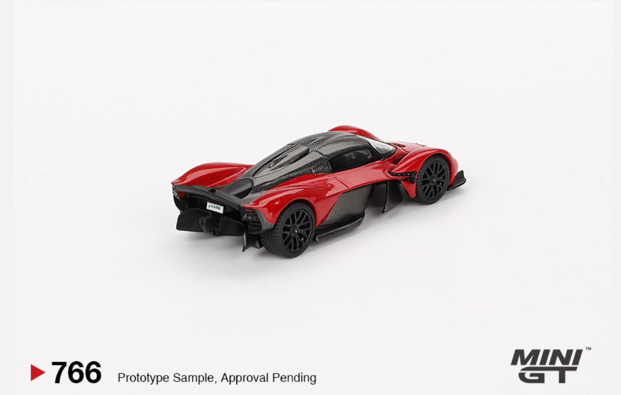 1:64 Aston Martin Valkyrie Hyper Red Mini GT 766