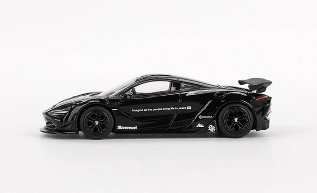 1:64 McLaren 720S LB Works Black Mini GT 777