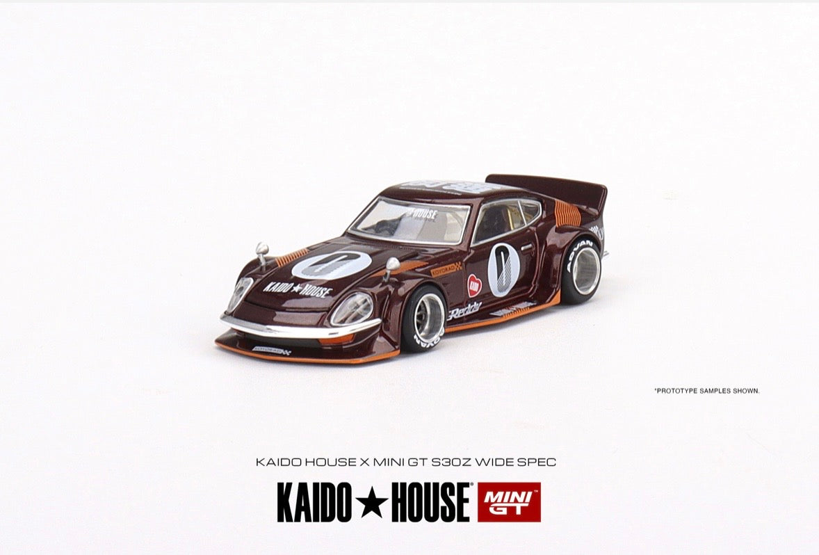 1:64 Datsun Fairlady Z Dark Red #023 Kaido House