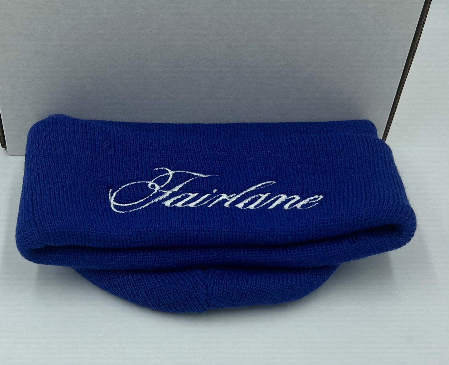 Ford Fairlane Embroidered Beanie Blue