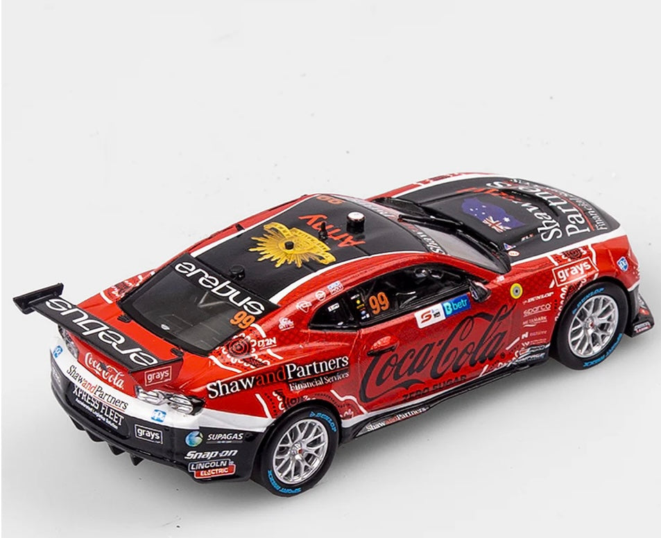1:43 Coca-Cola Racing By Erebus Chevrolet Camaro ZL1 #99 Brodie Kostecki 2023 Darwin Indigenous Round Authentic Collectables
