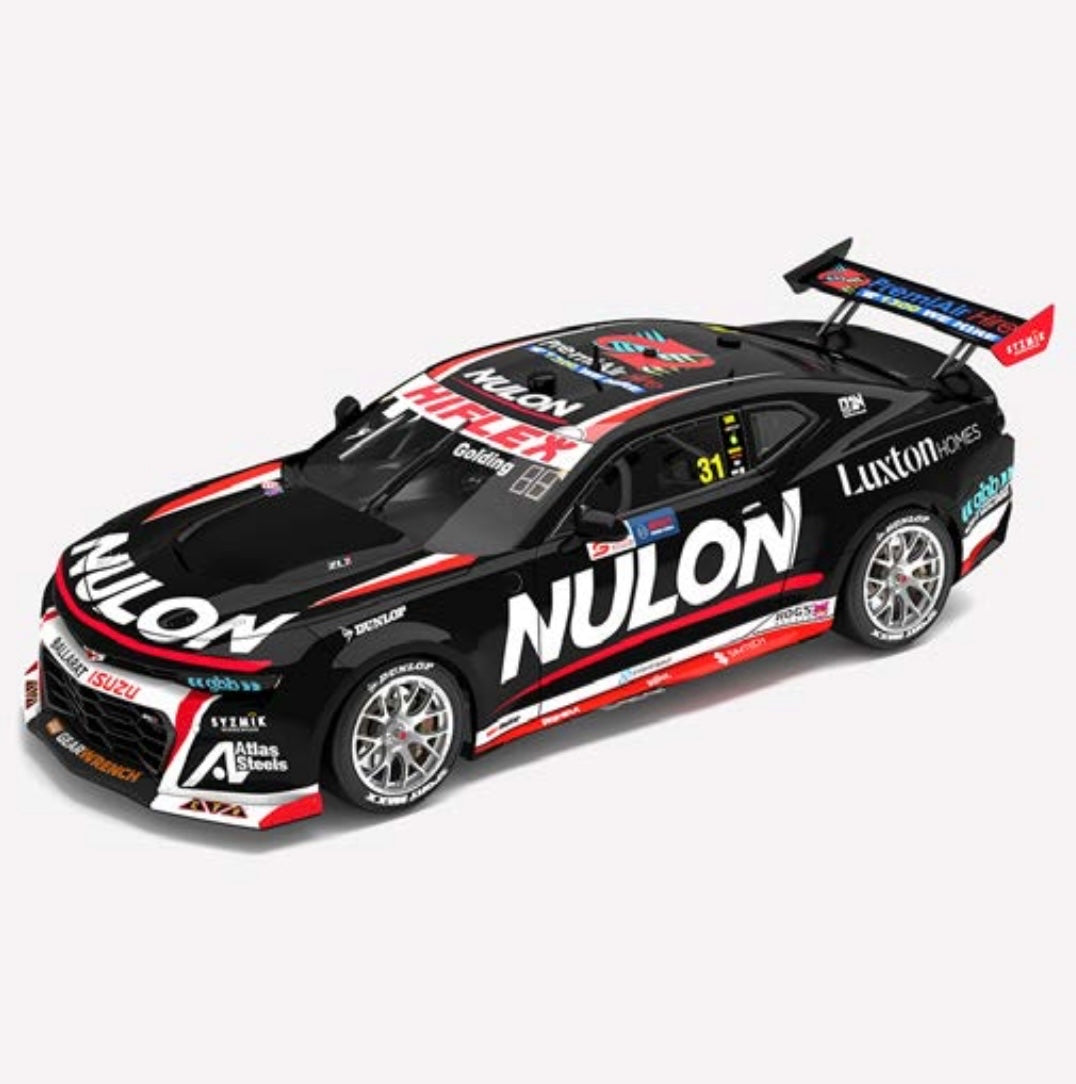 1:43 Chevrolet Camaro ZL1 James Golding #31 Nulon Racing 2023 Repco Supercars Championship Season Authentic Collectables