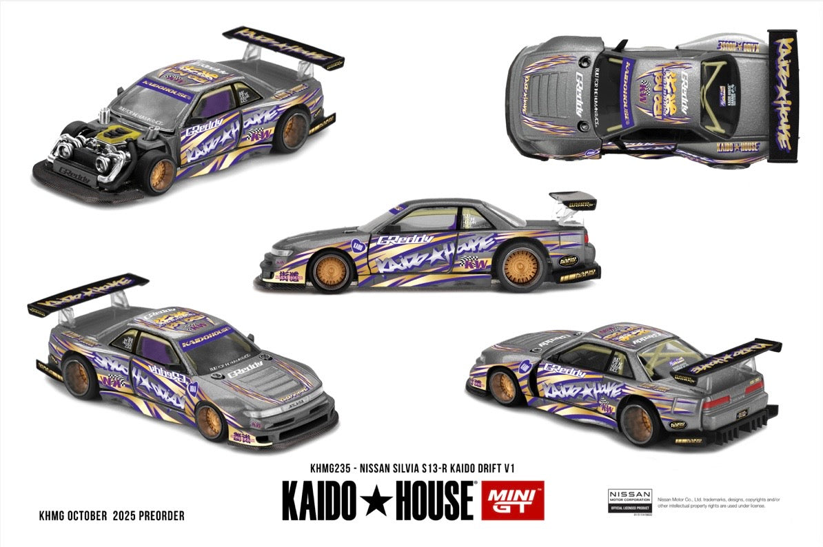 1:64 Nissan Silvia S13-R Kaido Drift V1 Kaido House 235