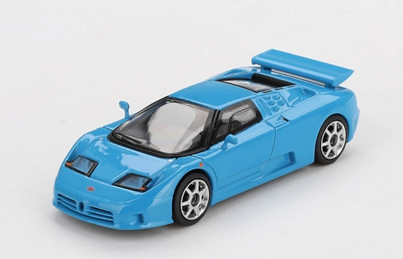 1:64 Bugatti EB110 Super Sport Blu Bugatti Mini GT 890