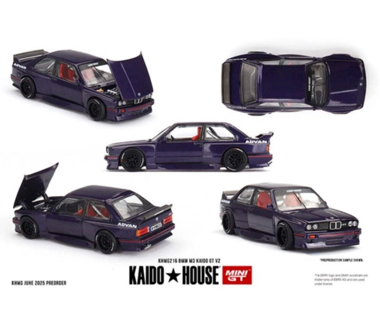 1:64 BMW M3 Kaido GT V2 #216 Kaido House
