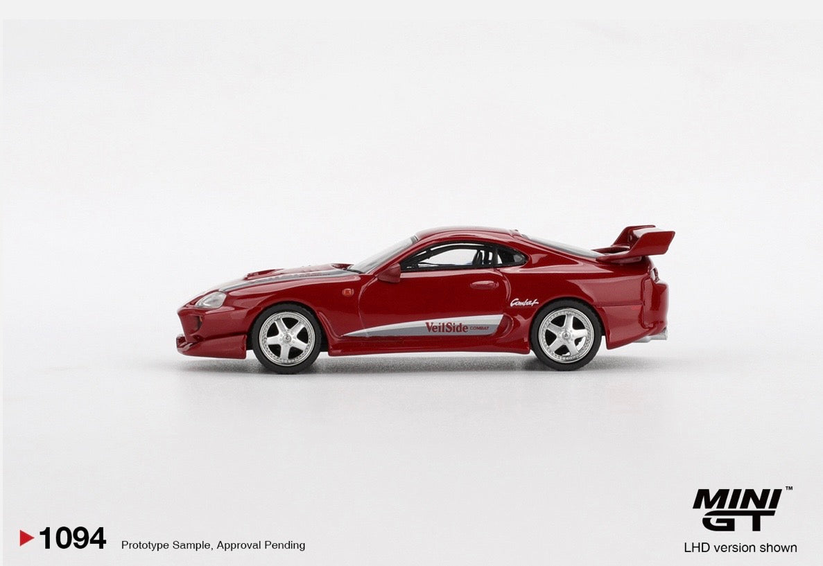 1:64 Toyota Supra Veilside Combat V-1 Red Mini GT 1094