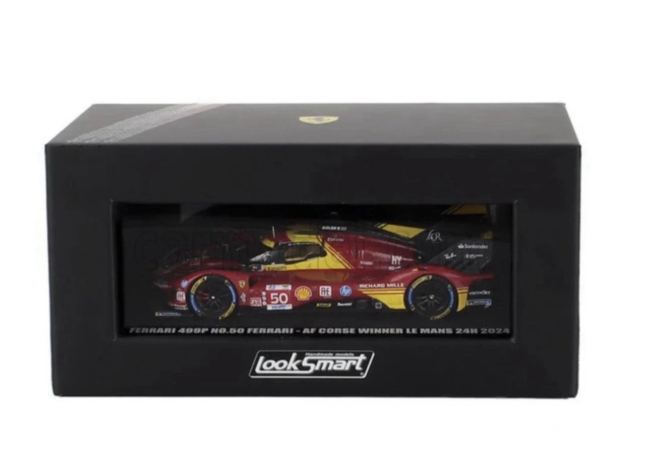 1:64 Ferrari 499P 2024 24Hrs Le Mans Winner #50 Looksmart