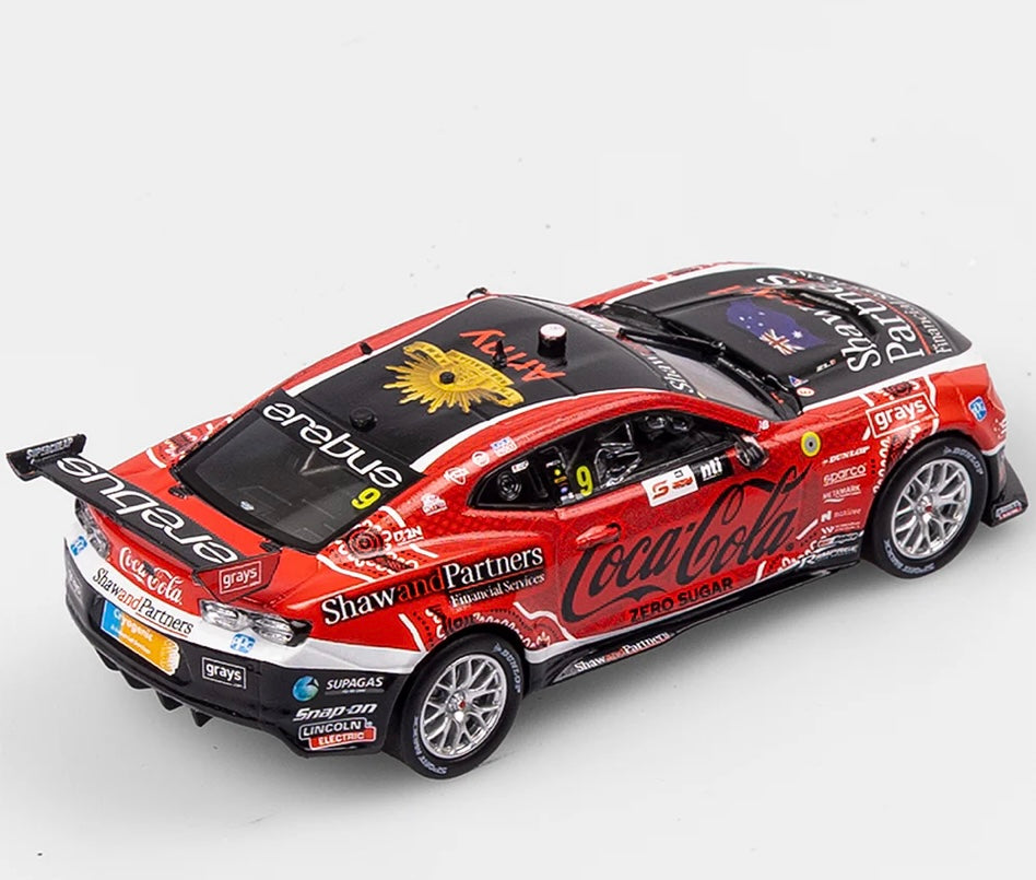 1:43 Coca-Cola Racing By Erebus Chevrolet Camaro ZL1 #9 Will Brown 2023 NTI Townsville 500 Race 16 Winner Authentic Collectables