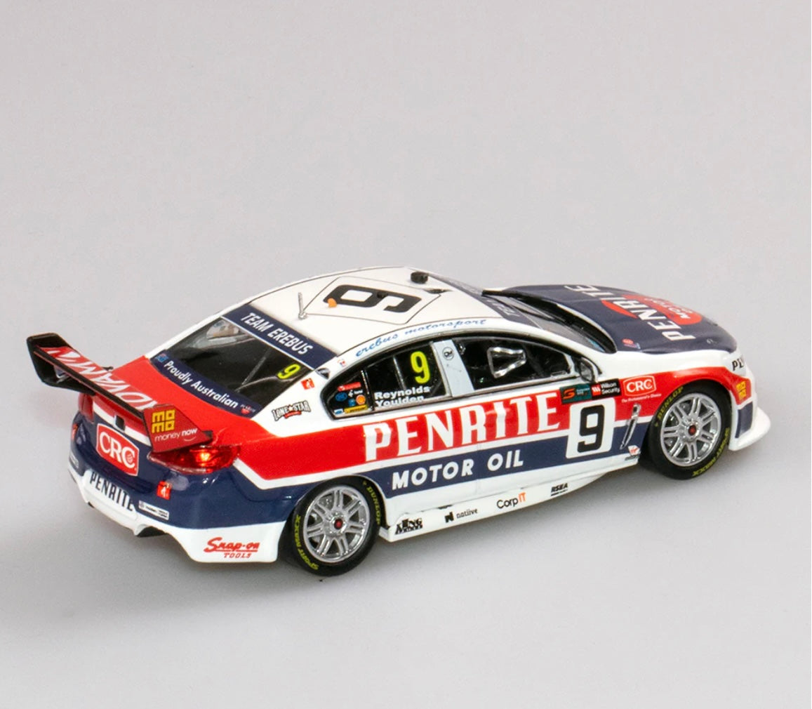1:43 Reynolds/ Youlden #9 2017 Sandown 500 Retro Round Holden VF Commodore Erebus Penrite Racing Authentic Collectables