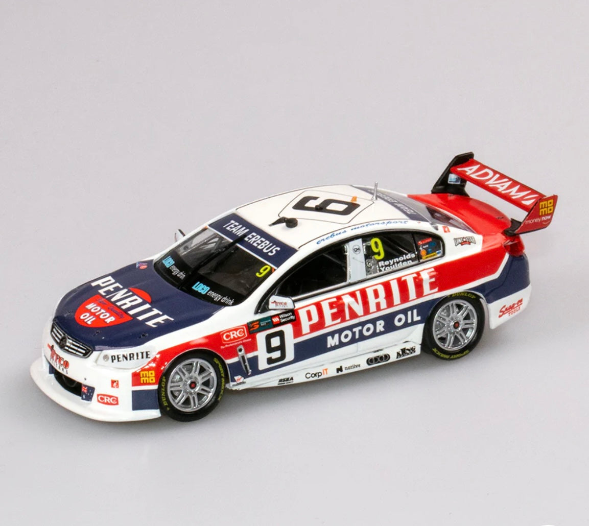 1:43 Reynolds/ Youlden #9 2017 Sandown 500 Retro Round Holden VF Commodore Erebus Penrite Racing Authentic Collectables