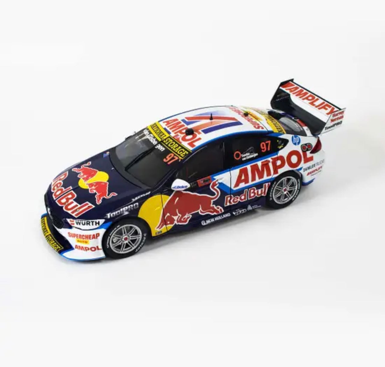 1:64 2022 Bathurst Winner Shane Van Gisbergen Garth Tander #97 Red Bull Ampol Racing Holden ZB Biante