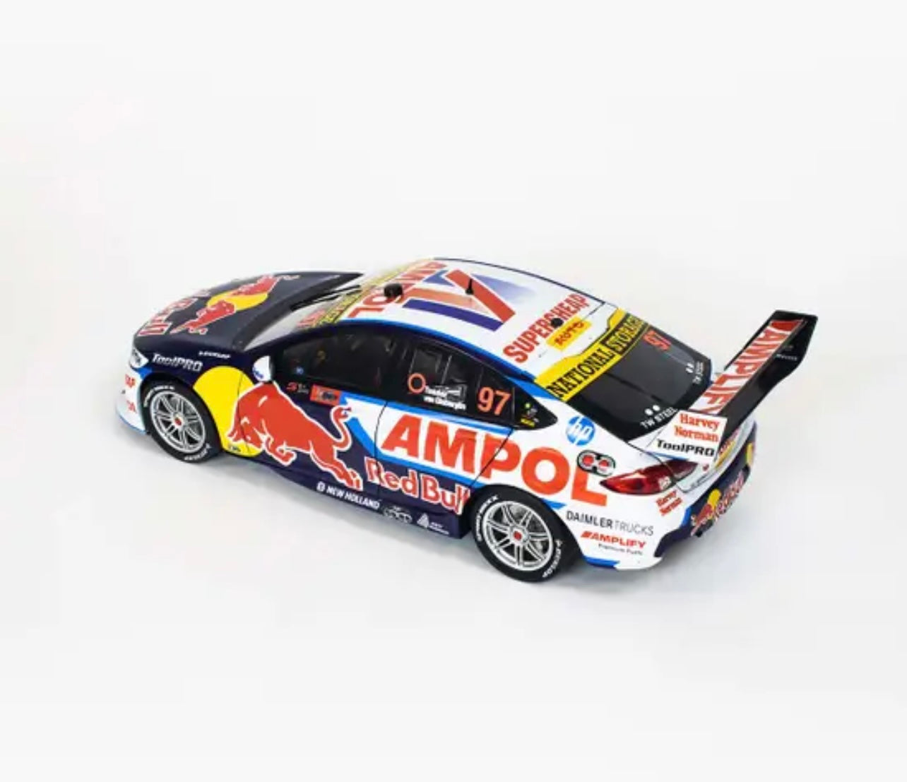 1:64 2022 Bathurst Winner Shane Van Gisbergen Garth Tander #97 Red Bull Ampol Racing Holden ZB Biante