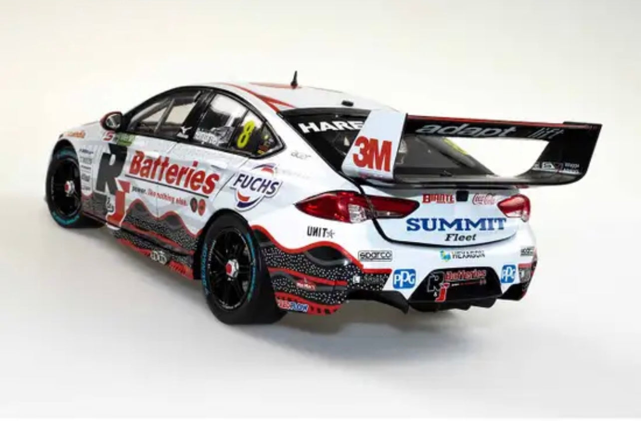 1:43 Andre Heimgartner #8 2022 Darwin Triple Crown Brad Jones Racing Holden ZB Commodore Supercar Biante